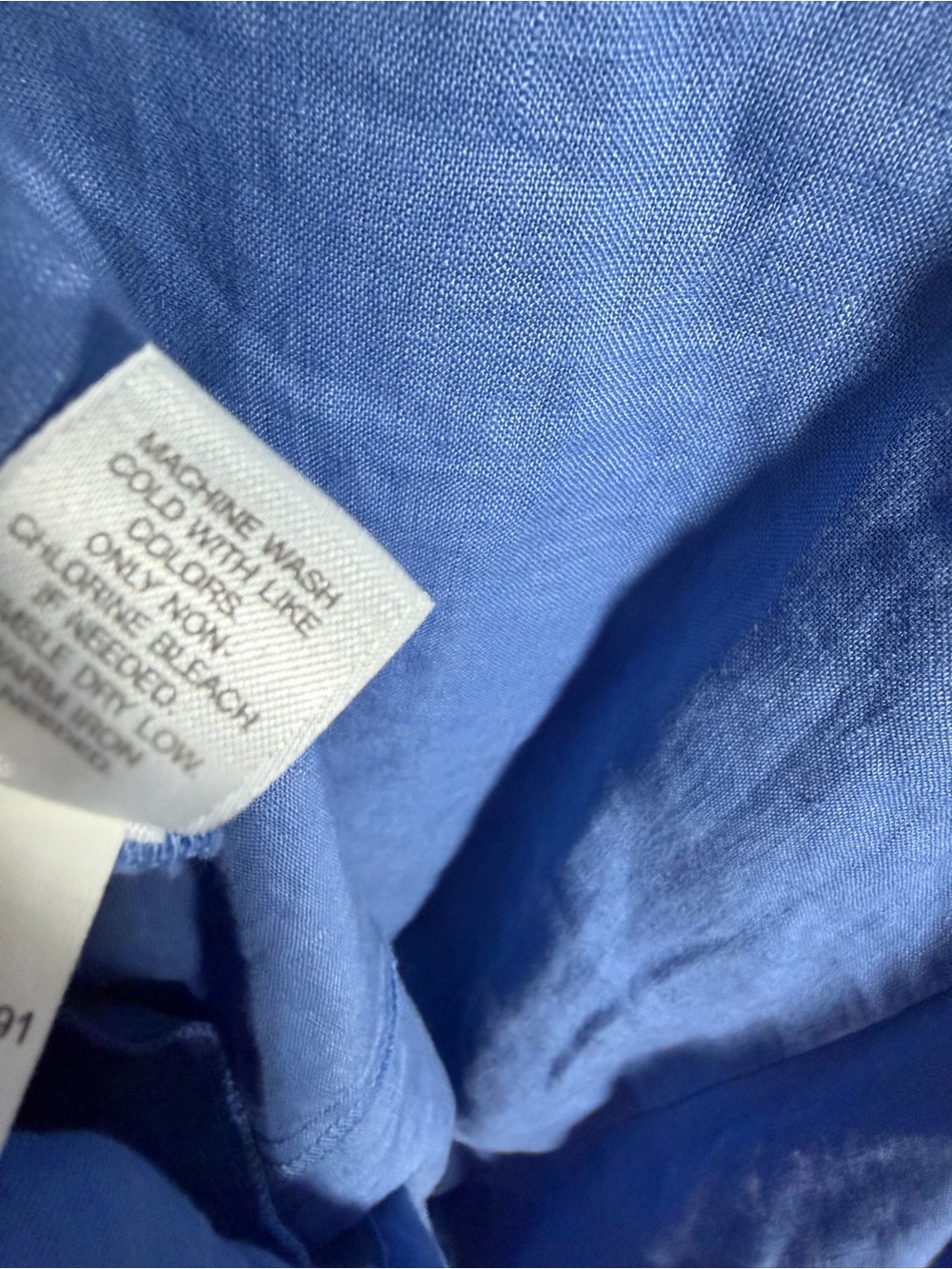 J. Jill Light Blue Linen Tank Top - Picture 8 of 9